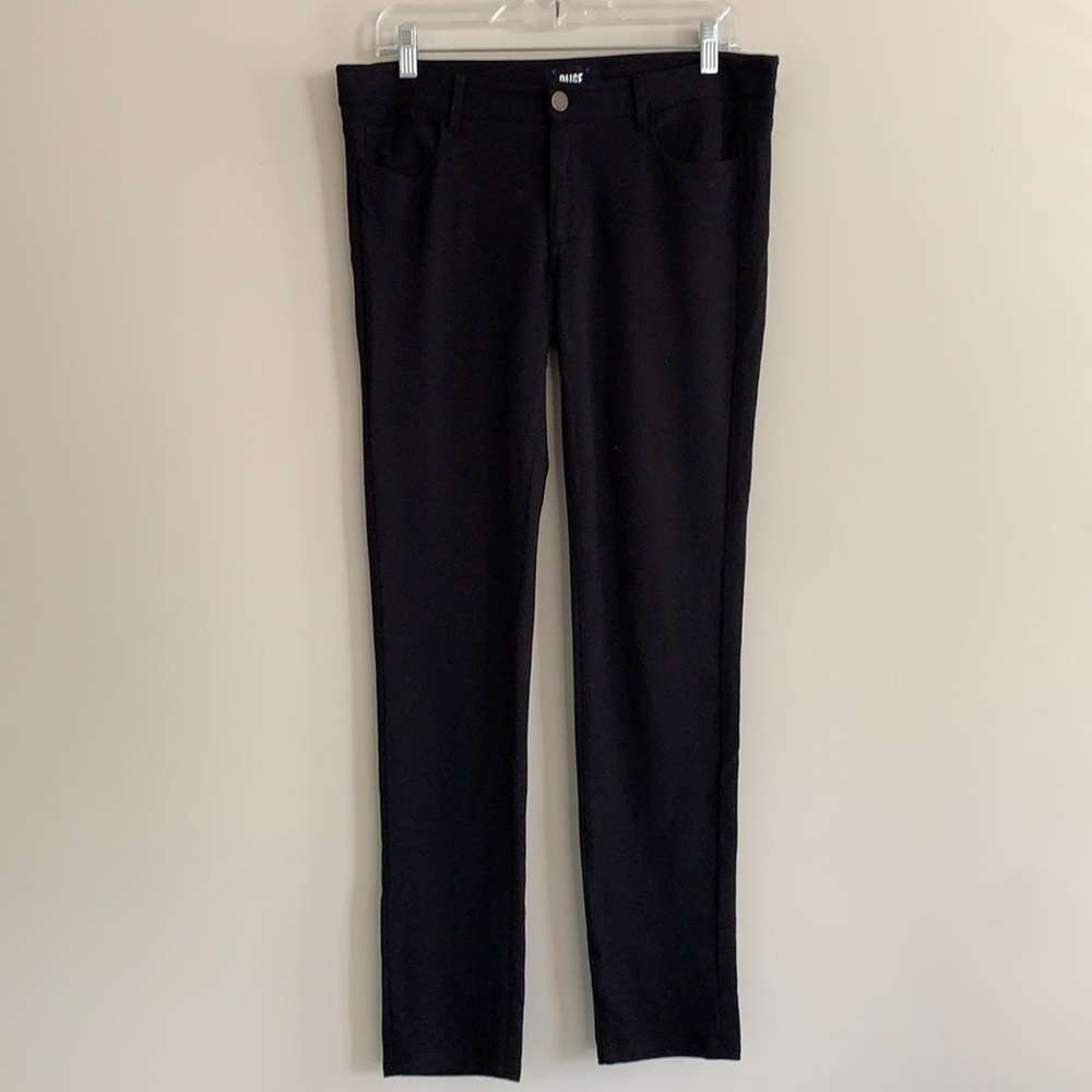 Paige Black Pants Size 30 Stretch Preowned - Picture 1 of 5